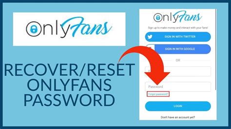 how to recover onlyfans account|How to Reset Your OnlyFans Password! (Reset Forgot Password)